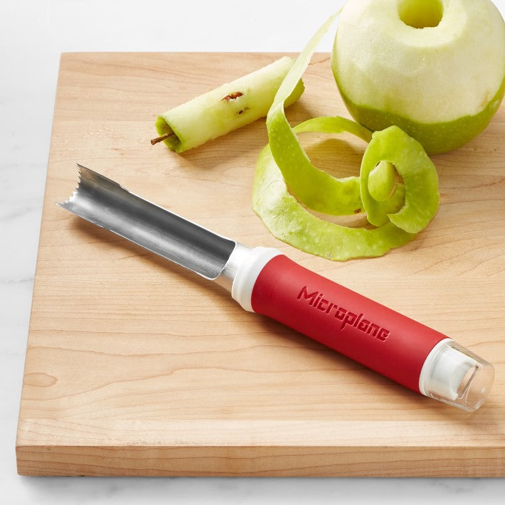 Leva Torsolo Sbuccia Mela - Core&Peel 2in1 - Microplane - STUDIO DESIGN