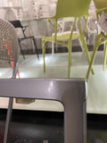 SCONTO EXPO Sedia Audrey - Kartell - alluminio verniciato/grigio chiaro - STUDIO DESIGN